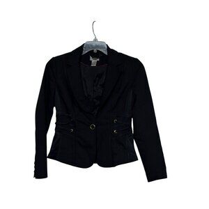 Y2K Cache Jacket 6 Corset Details Fitted Glam Neutral Minimalist Office Baddie